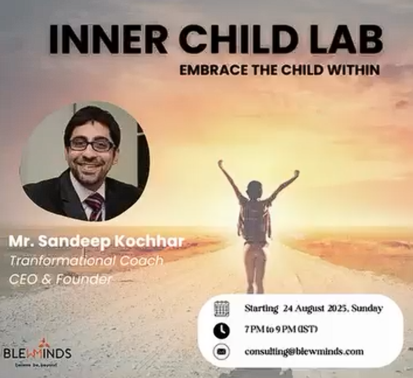 Inner Child Healing Lab — Wellness Workshop Poster