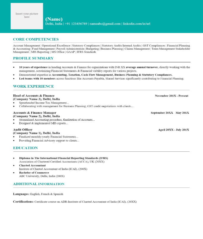 Modern Resume Template